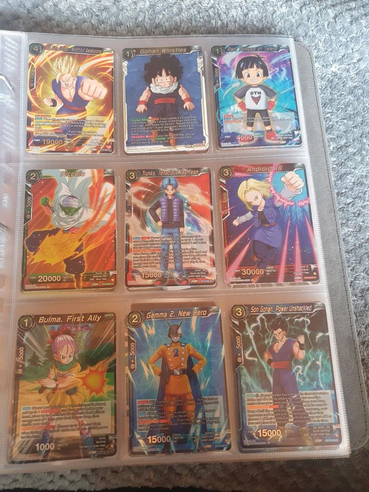 Dragonball TCG Ordner einzel Karten in Hürth