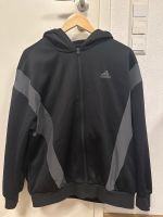 Adidas Trainingsjacke / Zip-Hoodie schwarz / grau Gr. M Baden-Württemberg - Pforzheim Vorschau