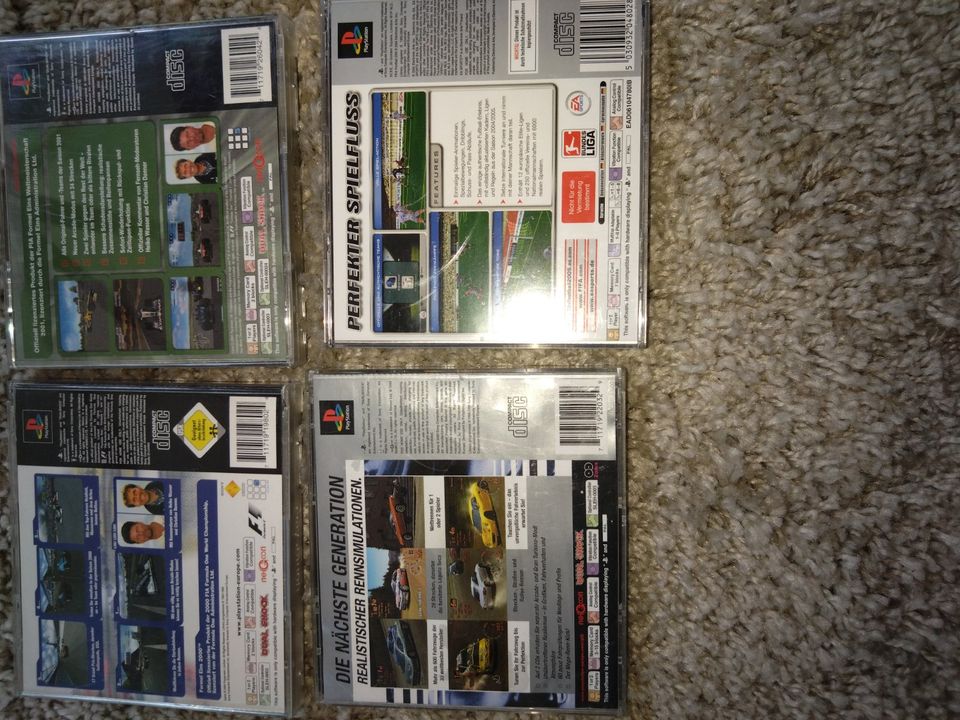 Playstation 1 Spiele, Gran Turismo 2,  Formel 1 2000 /01, FIFA 05 in Meerbusch