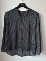 Bluse/ Shirt mit Reißverschluss / schwarz-weiß Findorff - Findorff-Bürgerweide Vorschau