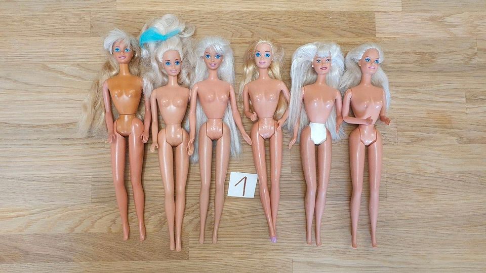 6 x barbie set Paket lot 80er 90er 2000er (1) in Biebelnheim