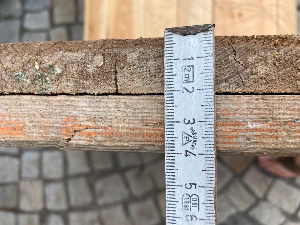 Kabeltrommel Gartentisch Holz Tisch Platte Rund in Bad Langensalza