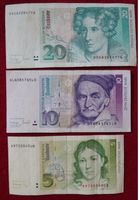 5,10, 20 DM Deutsche Bundesbank D Mark Geldschein Banknoten Brandenburg - Oranienburg Vorschau