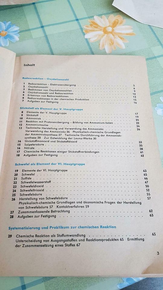 DDR- Schulbuch Chemie Klasse 10 in Wittenberge