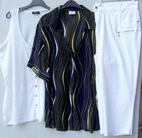 ¾ Jeans Hose + Bluse +T-Shirt Gr.54 56 XXL Caprihose Kleiderpaket Baden-Württemberg - Bretten Vorschau