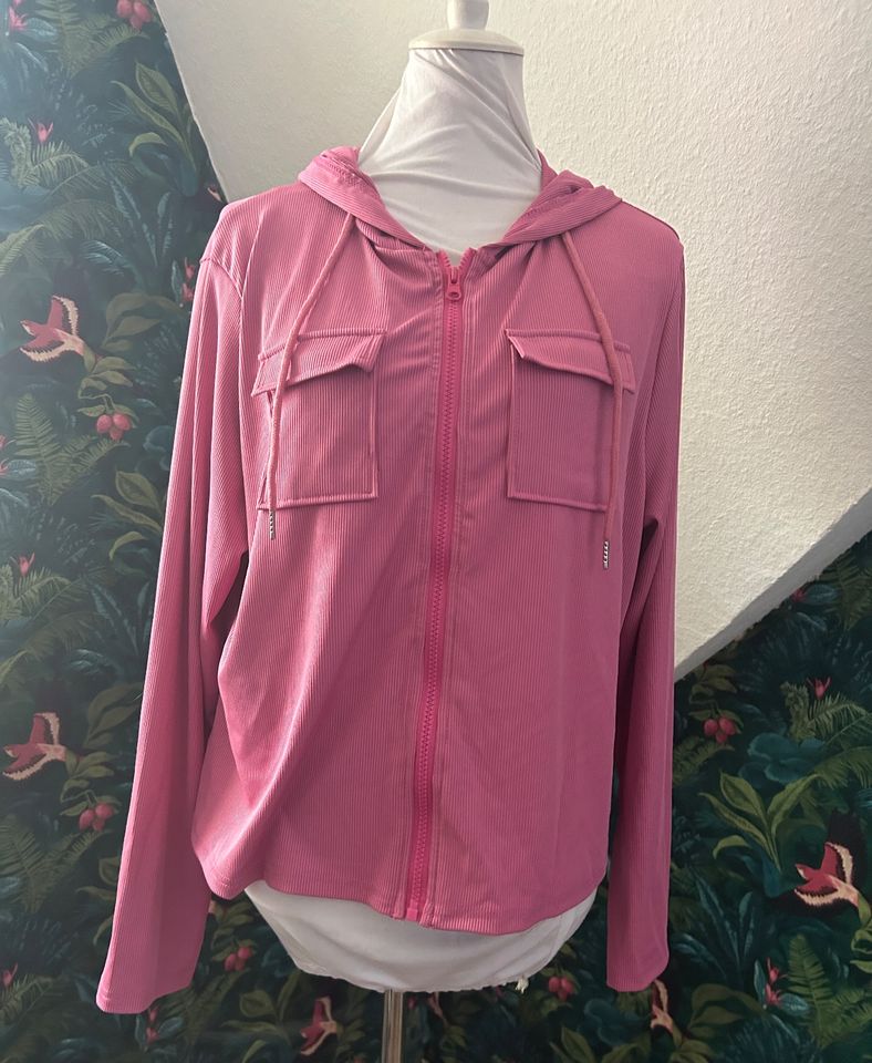 Bolerojäckchen Jäckchen Hoodie Bolero crop pink plus size in Essen