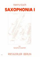 Saxophonia 1 by Henry Koch - Noten für Saxophone Quartet (SATB) Nordrhein-Westfalen - Lippstadt Vorschau