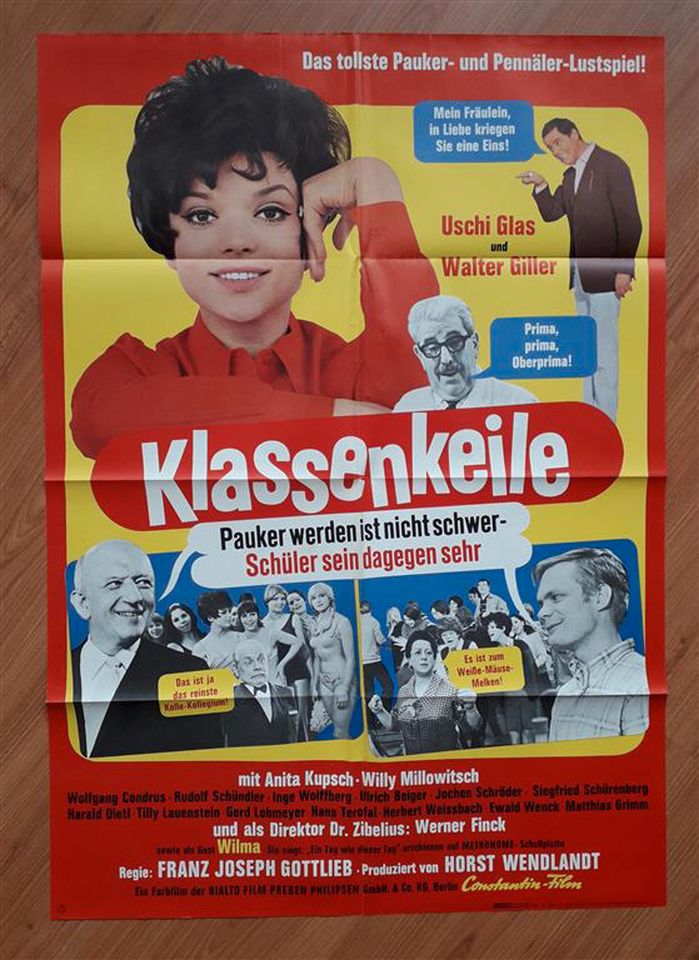 KLASSENKEILE - Kinoplakat A1 - Gefaltet - 1969 in Bensheim
