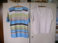 2 hübsche Pullis, Pullover, Shirts, Gr. 40/42, Streifen + weiß Köln - Porz Vorschau