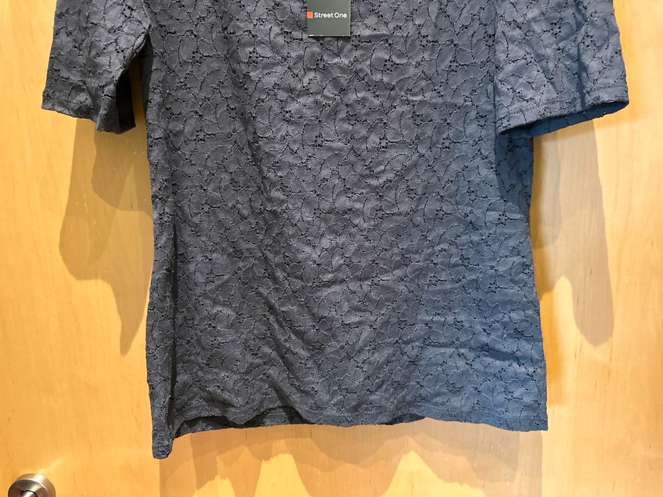 Street One Shirt Spitze Grau 40 NEU in Minden