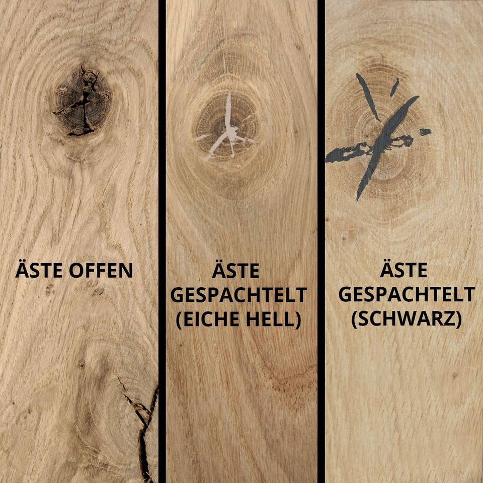 Eiche Esstisch Echtholz 4 cm massiv Holz Tisch Eiche NEU in Emmerich am Rhein