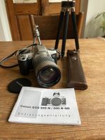 Analoge Kamera Canon EOS 500N und zwei Stative Thüringen - Saalfeld (Saale) Vorschau
