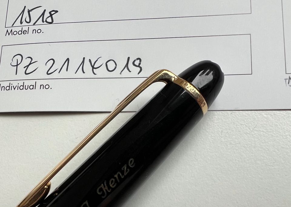 Montblanc Meisterstück No. 145 Patronen-Füller 585er Feder DEFEKT in Oberhausen