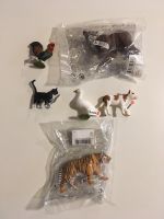 6 Schleich Tiere Bär Tiger Katze Kalb Hahn Gans Baden-Württemberg - Neuhausen Vorschau