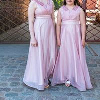 Cocktailkleid/festliches Kleid in Pink mit Glitzer 146-152 Wandsbek - Hamburg Tonndorf Vorschau