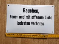 Email Schild vintage 50er Jahre alt rauchen verboten München - Laim Vorschau