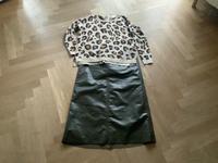 Set Lederrock Mexx & Pulli H&M, Gr. 36 /38 Bayern - Moosburg a.d. Isar Vorschau