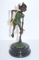 Bronze Skulptur / Figur ,"Kobold,Gnom,Goblin", sign.Juno , H.28cm Nordrhein-Westfalen - Borken Vorschau