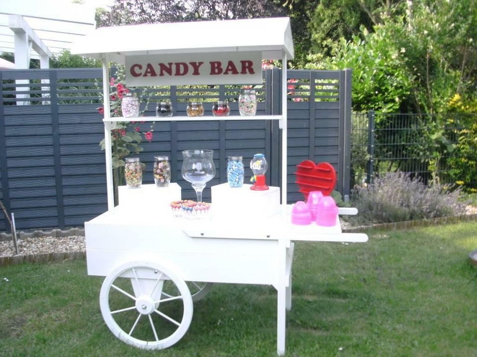 Candybar / Candywagen weiß - MIETE - mit oder ohne Zubehör in Lünen