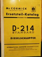 Ersatzteilliste IHC D-214 Bayern - Grabenstätt Vorschau