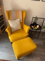 STRANDMON IKEA Sessel + Hocker gelb Dresden - Friedrichstadt Vorschau