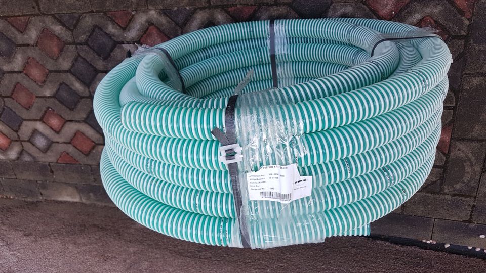 PVC-Wasserschlauch Ø 38 mm, 25 Meter, Grün, Markenqualität in Bochum