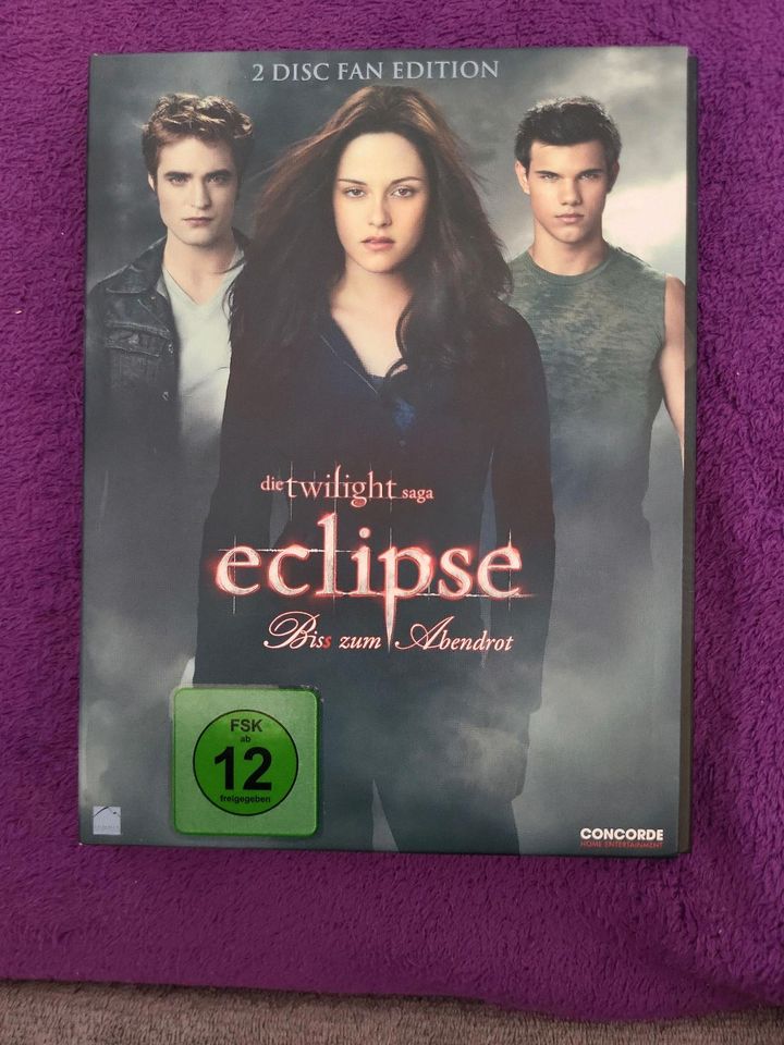 DVD Film Fan Edition Twilight Eclipse Biss zum Abendrot in Kämpfelbach