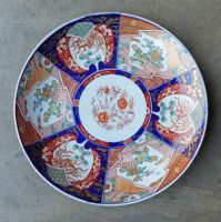 antike große Imari Schale Porzellan China handbemalte D:45cm Bayern - Bad Königshofen Vorschau