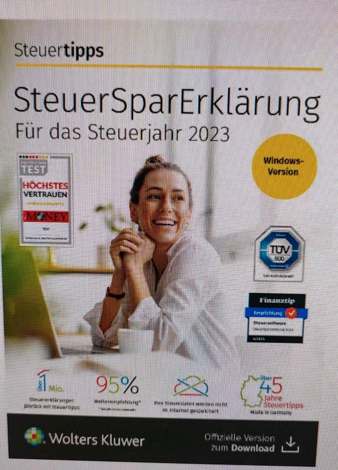 Steuer-Spar-Erklärung 2023, Windows in Billerbeck