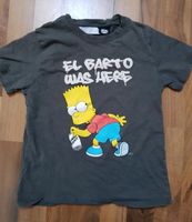 Zara T-Shirt Gr. 116 Bart Simpson El Barto Was Here grau Cartoon Niedersachsen - Buchholz in der Nordheide Vorschau