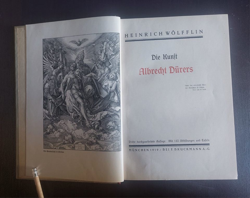 Die Kunst Albrecht Dürers., Mit 143 Abbildungen und Tafeln in Berlin