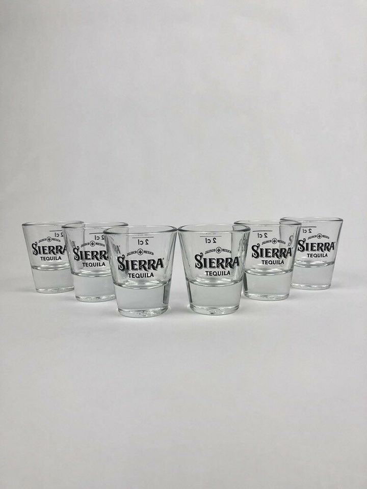 6x Sierra Tequila Glas 2cl Neu OVP Kurze Shot Stamper Schnaps Bar in Niefern-Öschelbronn