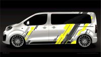 Seitenaufkleber Tuning Opel Zafira Life Movano Vivaro Combo Düsseldorf - Flingern Nord Vorschau