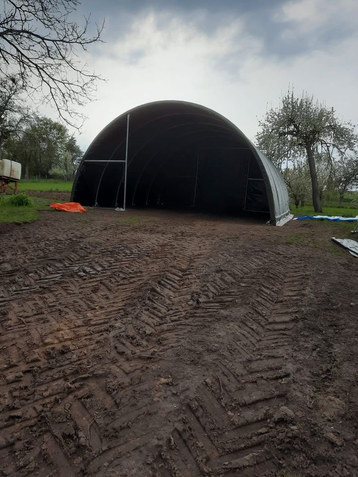 ⚡️ Wir schenken Ihnen die Mehrwertsteuer ⚡️ 9,15 x 12,00 Meter PVC Rundbogenhalle - Mehrzweckhalle Industriehalle Lagerhalle Logistik Warenlager Maschinenhalle Fahrzeughalle Garage Carport Depot neu in Hamburg