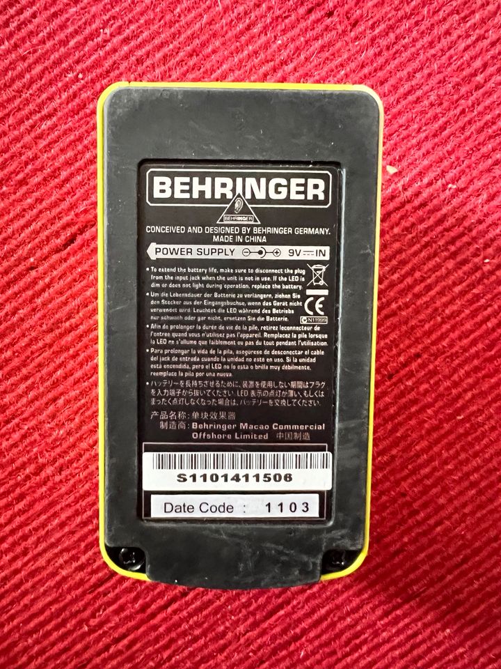 Behringer UW300 Auto Wah in Rheda-Wiedenbrück