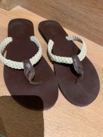 Flip Flops / Zehentrenner in Gr. 38 von H&M Braun beige Nordrhein-Westfalen - Rheda-Wiedenbrück Vorschau