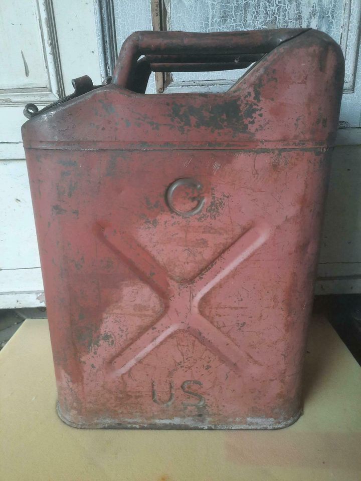 US Army Benzinkanister Willys Jeep Jerry Can in Bayern - Traunstein