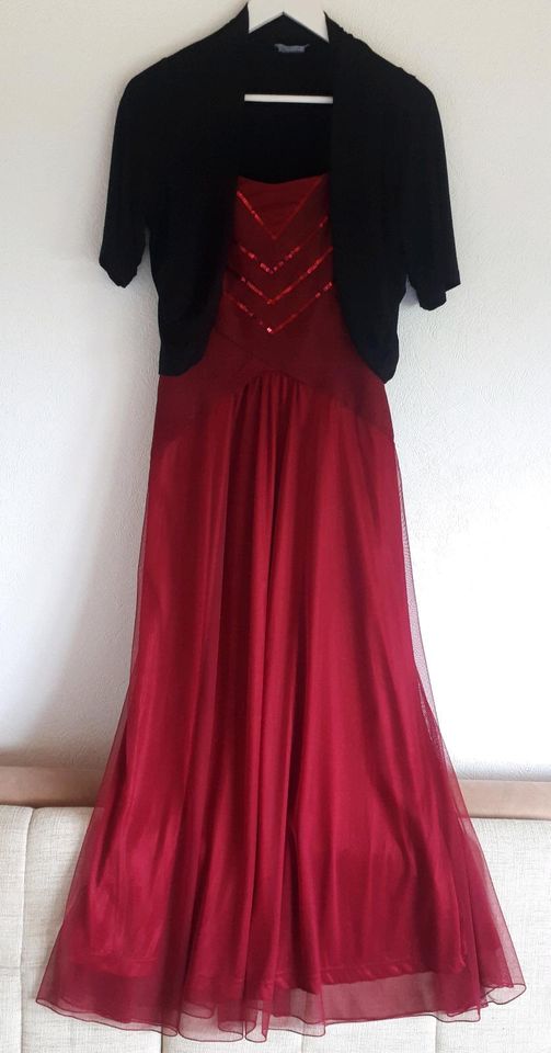 Abendkleid/Ballkleid/Partykleid festlich mit Bolerojacke Größe 40 in Enkenbach-Alsenborn