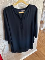 Bluse, dunkelblau, 48, 3/4 Arm, vorne Knopfleiste Kr. Passau - Passau Vorschau