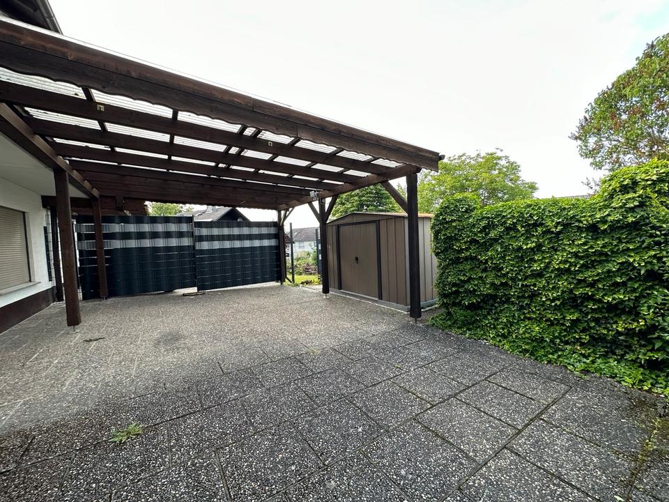 Haus zu vermieten mit Garten, großer Überdachter Außenbereich