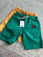 Neu mit Etikett Next 2x Shorts 116 kurze Hose grün gelb Hessen - Schmitten Vorschau