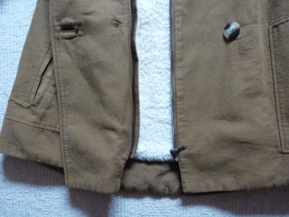 Winter-Jacke gefütterte Kapuzen-Jacke Teddy-Futter ZARA Gr. M in Rohrsen