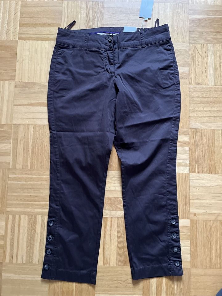 s.Oliver Damen Hose Capri Braun Größe 40 Shape NP 59,95 in Rangendingen