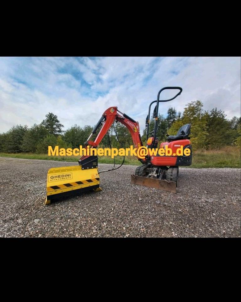 ✅️ Mulcher / MS01 / MS03  Schlegelmäher - Minibagger  Microbagger in Langenneufnach