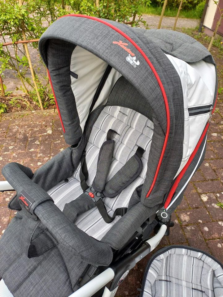 Kinderwagen Buggy Hartan Racer GT mit Handbremse in Arnstein