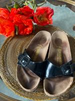 Birkenstock Madrid schwarz Lack Größe 37 Baden-Württemberg - Fellbach Vorschau