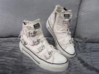 Ash Plateau used high top sneaker hell-beige Canvas tip top 39 Nordrhein-Westfalen - Dinslaken Vorschau