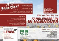 JETZT! Fahrlehrer/-in gesucht AB SOFORT in Hannover [LSZ] Hannover - Nord Vorschau