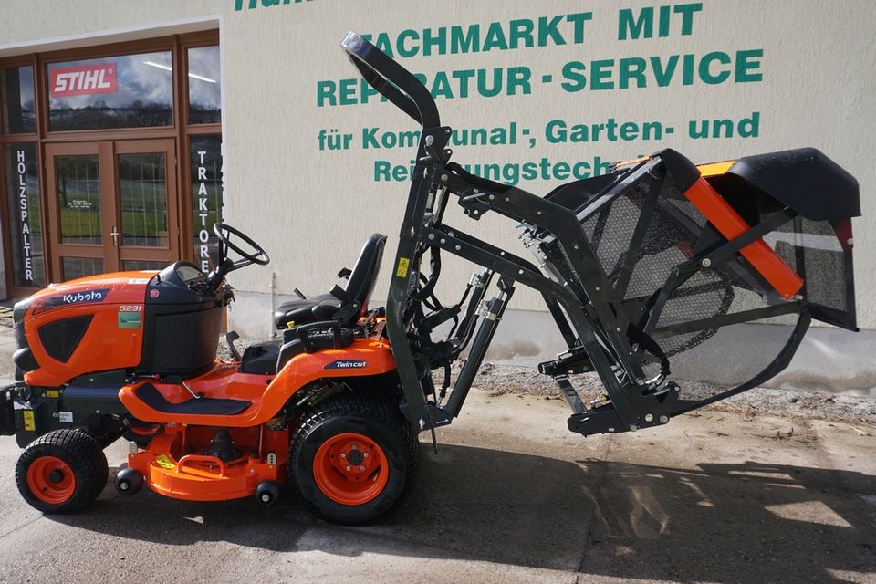 Kubota G231 HD Rasentraktor, Aufsitzmäher in Kreischa