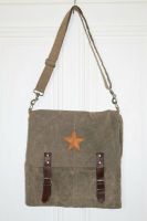 FISCHER'S Lagerhaus Messenger Tasche Canvas gewachst unisex Taupe Düsseldorf - Heerdt Vorschau